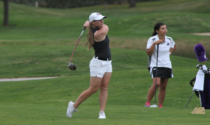 Haley Gochnour led Northwest Nazarene at their own NNU Invitational, placing fourth with a score of 163.